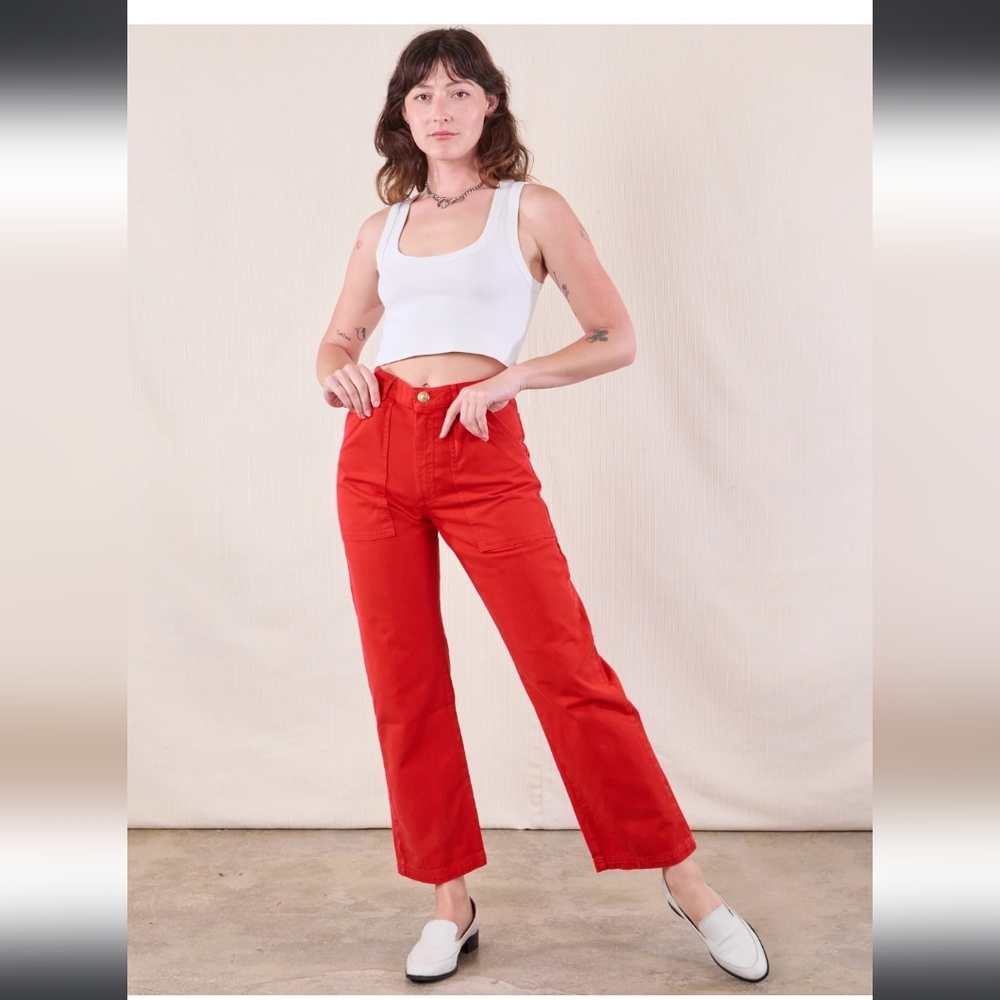 Big Bud Press Work Pants - red